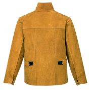  Leather Welding Jacket (Tan) - SW34